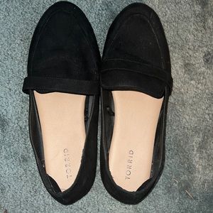Torrid Black loafers size 12 wide